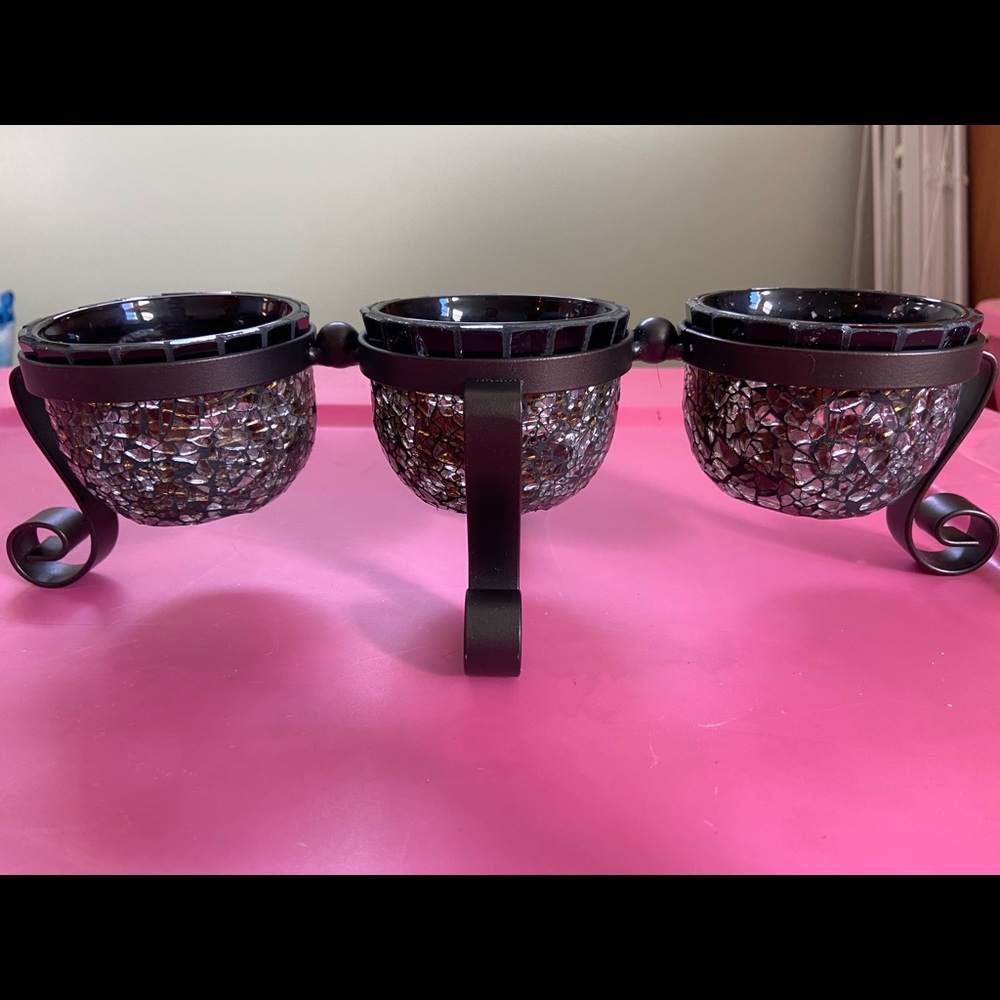 Partylite Amaretto Swirl Centerpiece